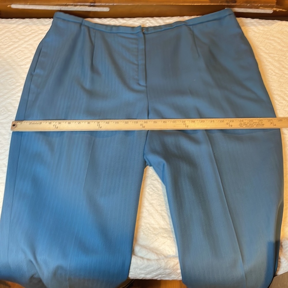 Pendleton 100% Virgin Wool 22w Plus Size Blue Sui… - image 8